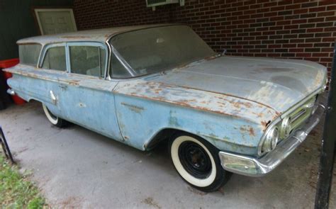 Rare Two Door 1960 Chevrolet Station Wagon Project Barn Finds