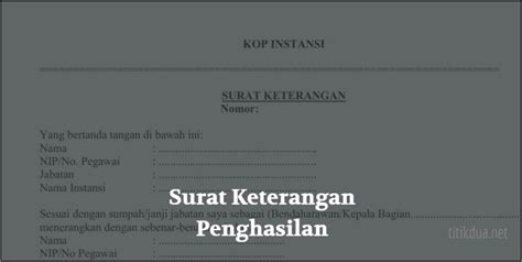 Contoh Surat Pernyataan Orang Tua Untuk Beasiswa Surat Lamaran Kerja