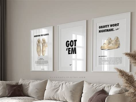 Hypebeast Poster Set of 3 Sneaker Poster Hypebeast Figure - Etsy