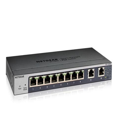 Netgear GS110EMX Switch No gestionable 8 puertos Gigabit más 2 puertos