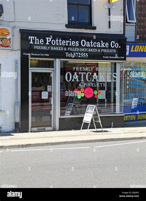 A North Staffordshire Oatcake Shop Longton Stoke On Trent The Stock