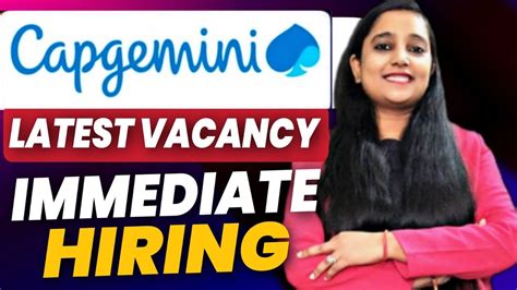 Capgemini Recruitment 2023 Latest Job Vacancy 2023 Capgemini Hiring