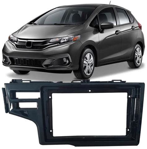 Moldura De Painel 2 Din 9 Polegadas Honda Fit 2015 2016 2017 2018 2019