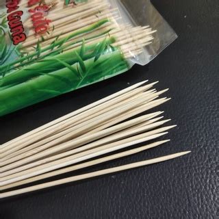 Jual Tusuk Sate Sukhaku Tusuk Sate Sukhaku Bamboo Import Shopee