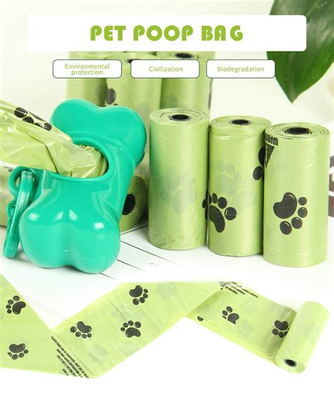 8 Roles Eco Friendly Pet Waste Pick Up Poop Bags Compostable