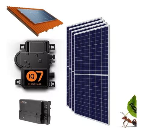 Kit Energia Solar Kwh M S On Grid Enphase Iq Am Parcelamento