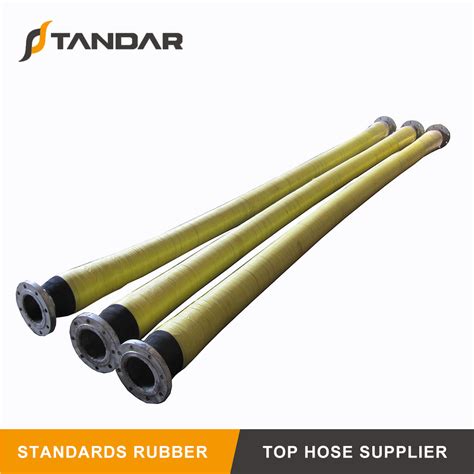 Industrial Rubber Water Suction Discharge Hose With Flange Rubber