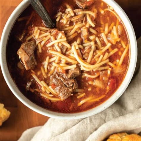 Hearty Beef Noodle Soup Binge Worthy Bites