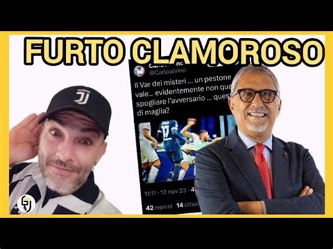 Alvino Attacca La Juve Rigore Non Concesso Al Cagliari YouTube