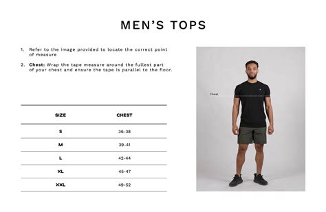 Men's Sizing Guides – Belong Designs