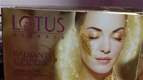 Lotus Radiant Gold Facial Ki Kamal Youtube