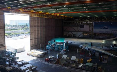 Boeing 787 Final Assembly Line Everett Washington USA 2011