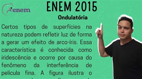 ENEM 2015 Certos tipos de superfícies na natureza podem refletir luz