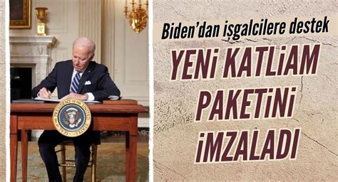 Biden Milyar Dolarl K Ukrayna Srail Yard M Paketini Imzalad