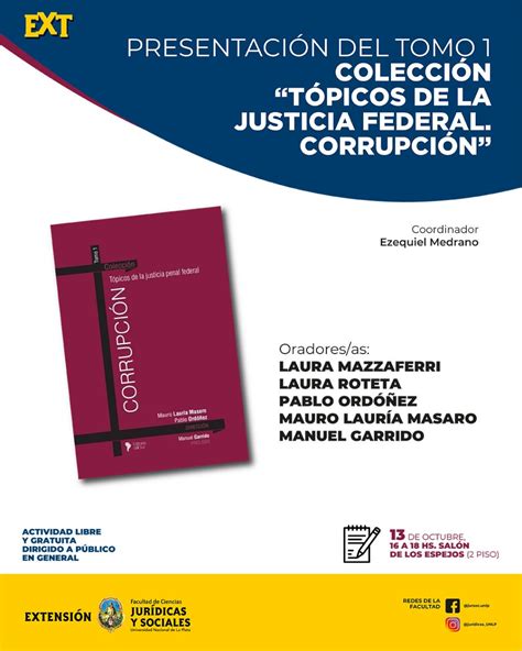 Presentaci N Del Tomo Colecci N T Picos De La Justicia Federal