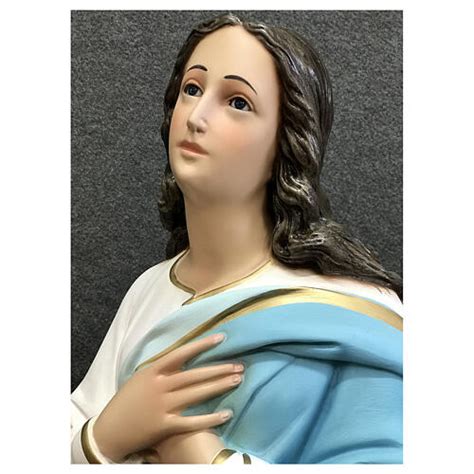 Statua Madonna Assunta Del Murillo Vetroresina Dipinta 105 Cm Vendita