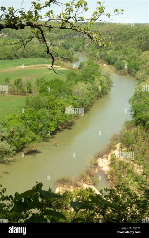 The Buffalo National River In The Ozark Mountains Region Of Arkansas