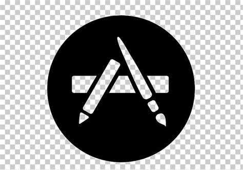 Black And White App Store Icon Ihsanpedia