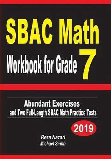 Sbac Math Workbook For Grade 7 Reza Nazari 9781797599953 Boeken