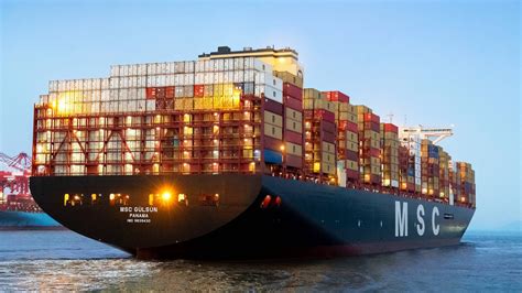 Msc Bygger Videre P Storindk B Af Brugte Containerskibe