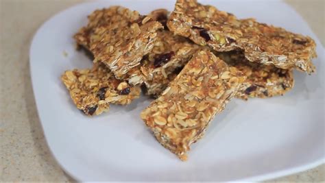 Yummy Granola Bars First Melt Butter Maple Syrup And Brown Sugar In The