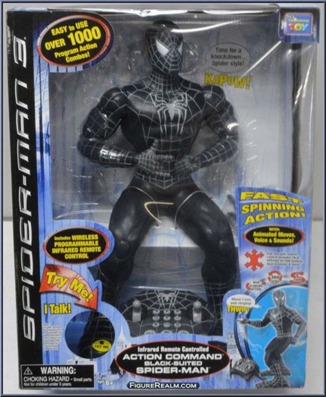 Spider Man Black Suited Spider Man Infrared Thinkway Toys