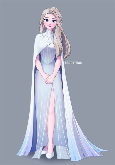 Elsa Concept Art By Teddyth88 On Deviantart Disney Princess Fashion Disney Princess Elsa