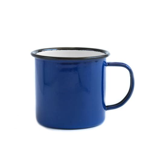 Blue Enamel Mug A G Hendy And Co Homestore