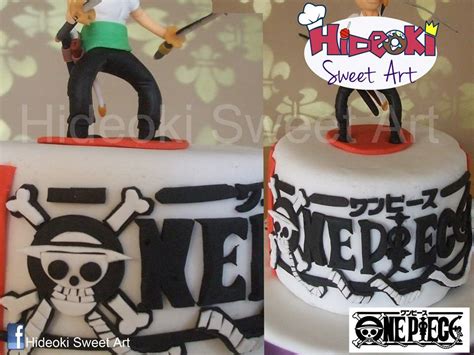 One Piece Cake Zoro The Logo Anime One Zoro Custom Cakes Hunger Pirates One Piece Manga