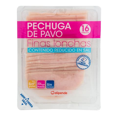 Pechuga Pavo Finas Lonchas Reducido En Sal Alipende 200g Ahorramas