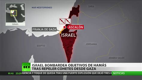 Israel Bombardea Objetivos De Hamás Tras Repeler Proyectiles Desde La Franja De Gaza Rt