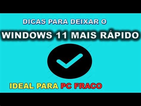 Como Deixar O Windows Mais R Pido Em Apenas Etapas Simples