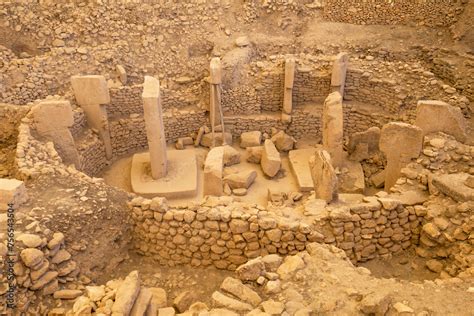 Ancient Site Of Gobekli Tepe In Sanliurfa Turkey G Beklitepe The