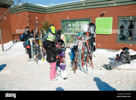 Alpine Ski Resort In Collingwood Ontario Canada Called Blue Mountains