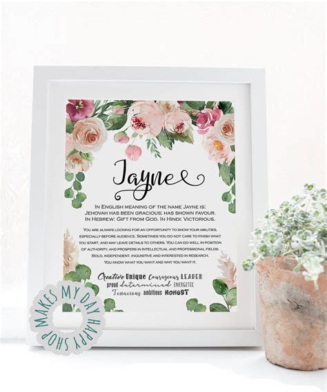 Isabelle Custom Bible Name Meaningice Pink Flowersfloral Etsy