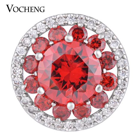 Vocheng Broche De Jengibre Brillante De Mm Colores Joyer A