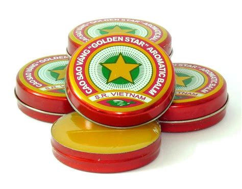 Buy 12 Boxes X 3 Grams (Net Weight), Golden Star Balm, Cao Sao Vang ...