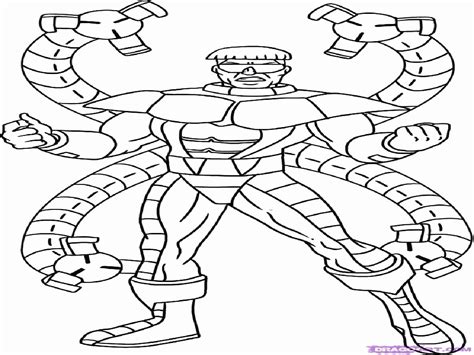 Dr Octopus Coloring Pages Coloring Pages