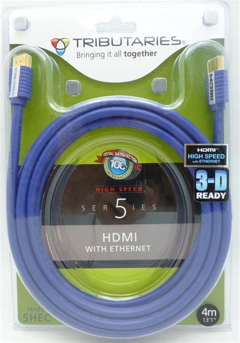 Tributaries Series 5 Hdmi Wethernet Cable 4 Meter Model 5hec High