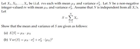 Solved Let X1 X2 Xn Be I I D Rvs Each With Mean Jix Chegg