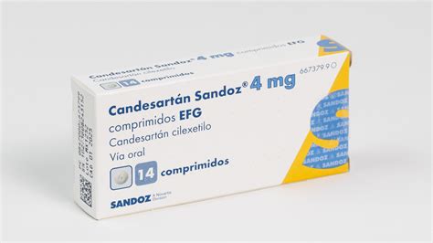 Candesartan Mg Prospecto Y Comprimidos Sandoz Efg