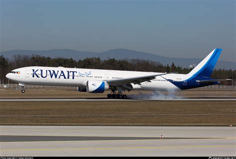 9K AOD Kuwait Airways Boeing 777 369 ER Photo By Fabian Zimmerli ID