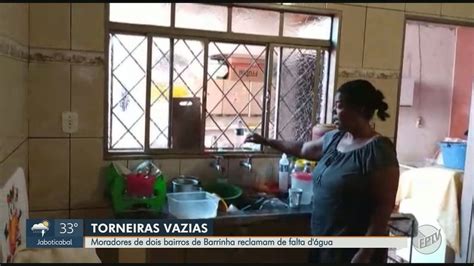 Moradores Do Bairro Vera L Cia Ii Em Barrinha Sp Reclamam De Falta D