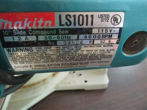 Makita 10 Slide Compound Saw