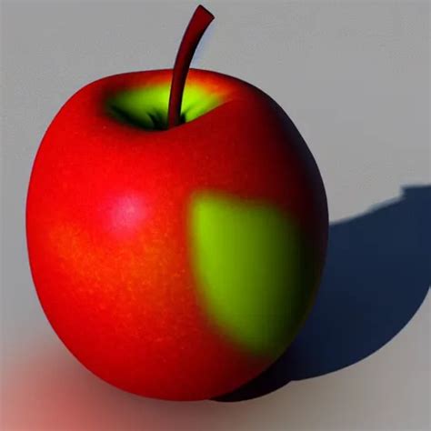 Low Poly Apple 3d Render Detailed Stable Diffusion OpenArt