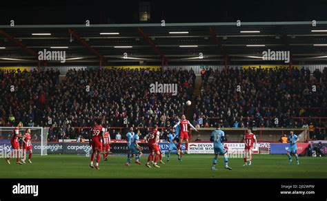 General View Of St James Park Home Of Exeter City Before Their Match