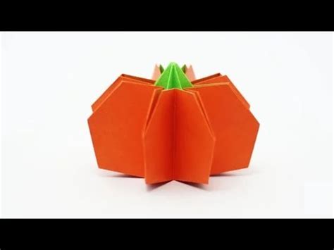 Calabaza Origami Decoracion Para Halloween Origami Pumpkin