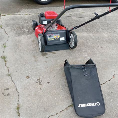 Troy Bilt Tb 130 Push Lawn Mower 21 Excellent Condition Bagger Mulcher