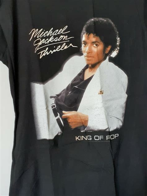 Michael Jackson Thriller Black King Of Pop Retro Wome Gem