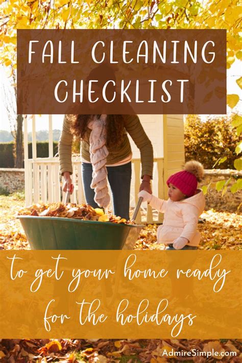 Fall Cleaning Checklist